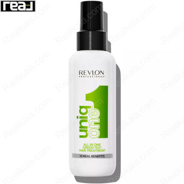 اسپری مو درمانی و ده کاره یونیک وان رولون رایحه چای سبز Revlon Uniq One All In One Green Tea Hair Treatment 150ml