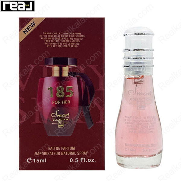 بطری اسمارت کالکشن کد 185 با تصویر عطر وری سکسی ویکتوریا سکرت روی جعبه
