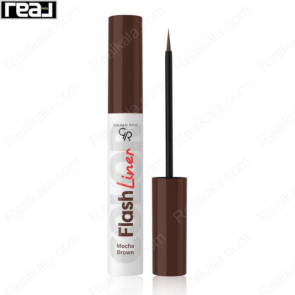 خط چشم رنگی فلش لاینر گلدن رز قهوه ای شماره 108 Golden Rose Flash Liner Mocha Brown