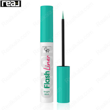 خط چشم رنگی فلش لاینر گلدن رز نعنایی روشن شماره 101 Golden Rose Flash Liner Bright Mint