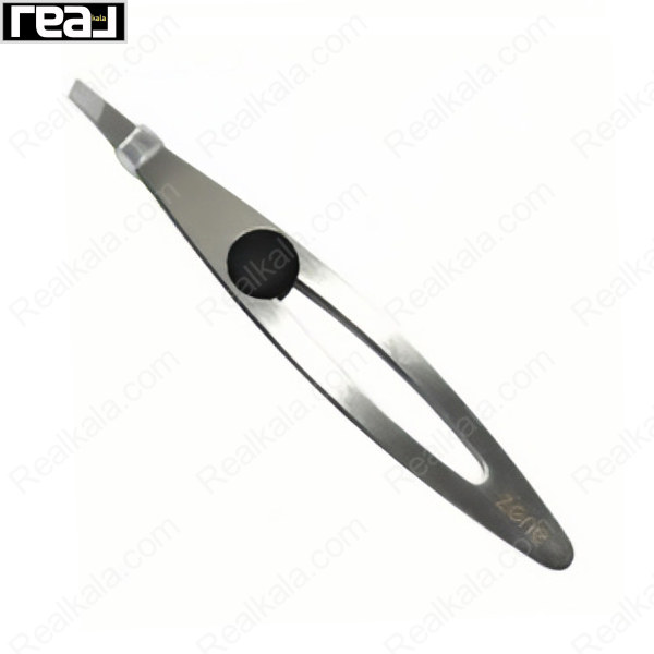 موچین ابرو استیل اسکلت‌دار زد وان مدل Z-123 با نوک زاویه‌دار