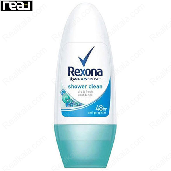 مام رول رکسونا زنانه شاور کلین 48 ساعته Rexona Roll On Deodorant Shower Clean