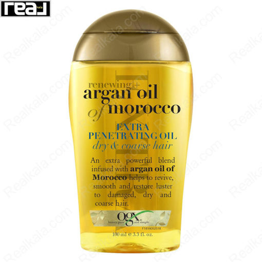 روغن آرگان او جی ایکس برای موهای خشک و زبر Ogx Argan Oil Of Morocco Dry & Coarse Hair