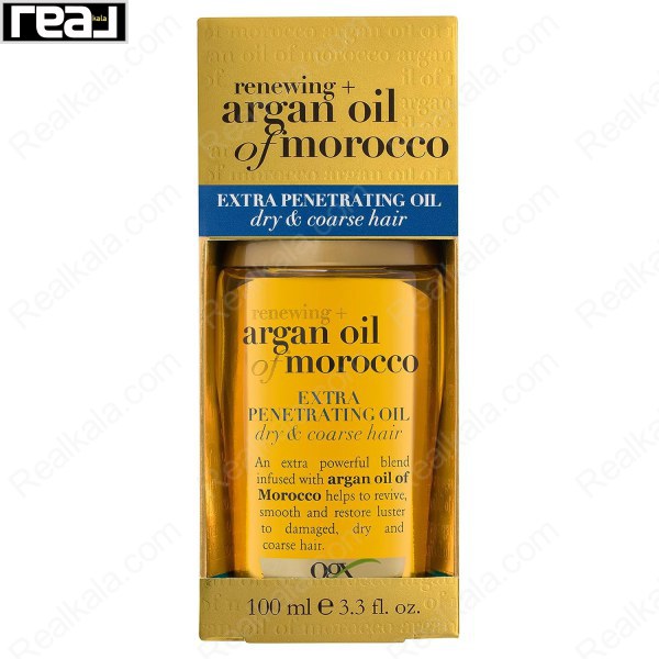 روغن آرگان او جی ایکس برای موهای خشک و زبر Ogx Argan Oil Of Morocco Dry & Coarse Hair