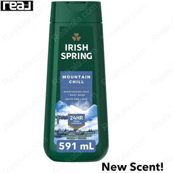 شامپو بدن آیریش اسپرینگ مدل مونتاین چیل Irish Spring Mountain Chill Body Wash 591ml