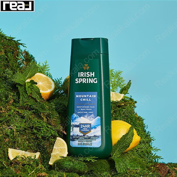 شامپو بدن آیریش اسپرینگ مدل مونتاین چیل Irish Spring Mountain Chill Body Wash 591ml