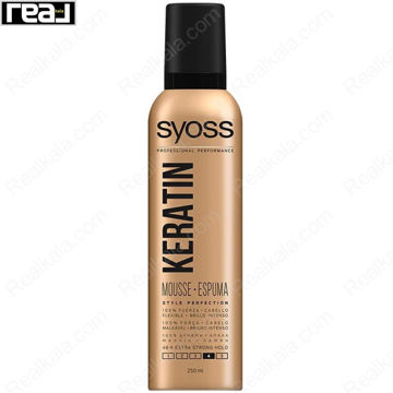 موس مو سایوس مدل کراتین Syoss Keratin Mousse Espuma 250ml