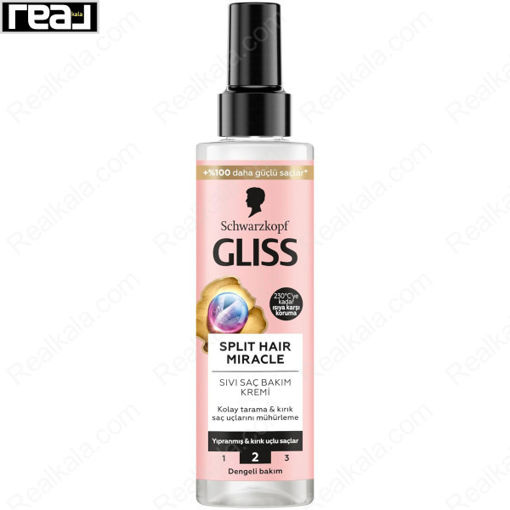 اسپری (سرم) دو فاز گلیس مخصوص موهای دو شاخه شده Gliss Serum Split Hair Miracle 200ml