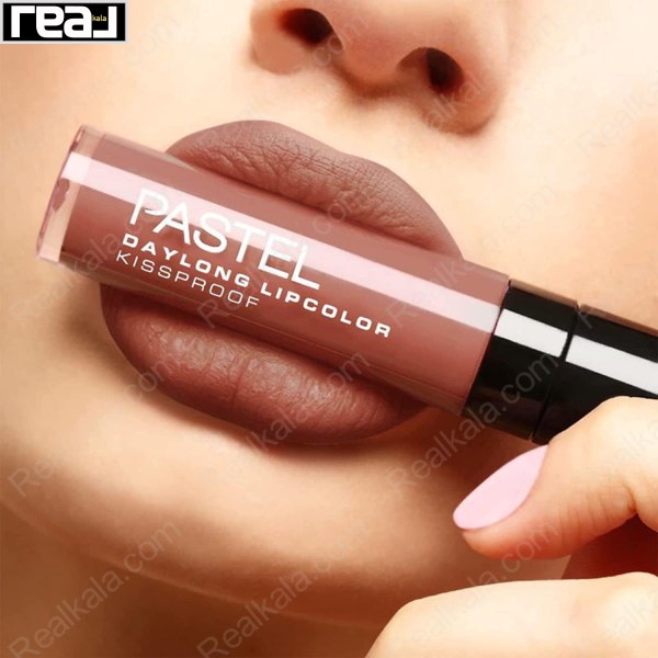 رژ لب Kissproof شماره 15 Pastel با رنگ نود قهوه ای ملایم و بافت سبک