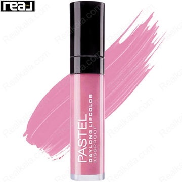 رژ لب مات Pastel شماره 12 با رنگ صورتی روشن و فرمول ضد انتقال، مناسب آرایش های روزمره