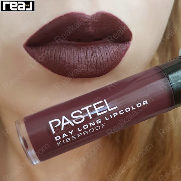 رژ لب Kissproof شماره 23 Pastel با رنگ عنابی تیره