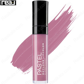 رژ لب مایع مات Pastel مدل Daylong شماره 49 با رنگ صورتی چرک و فرمول ضد انتقال
