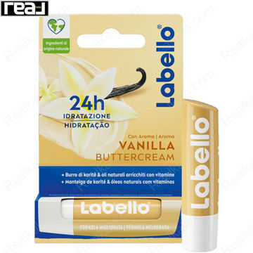 بالم لب وانیلی لابلو 24 ساعته Labello Butter Cream Vanilla 24h