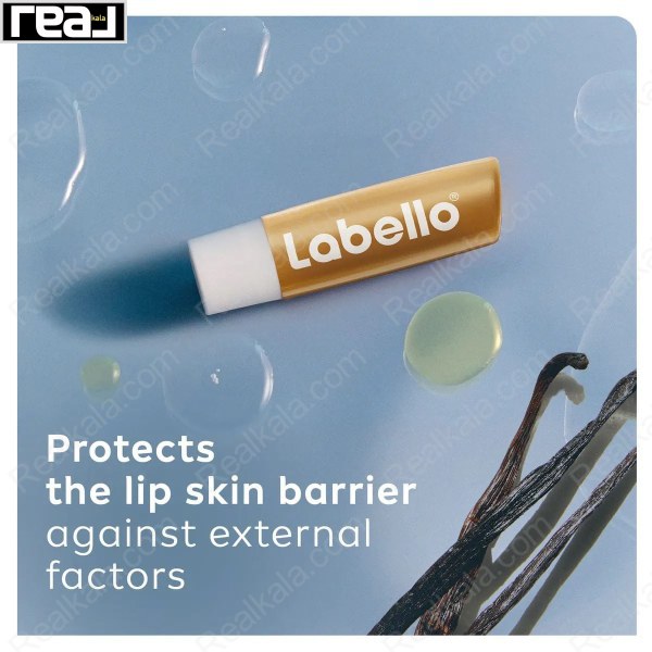 ترکیبات طبیعی، کره شی و وانیل در کنار بالم لب Labello