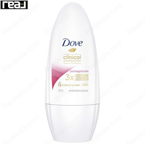 مام رول کلینیکال زنانه ضد تعریق داو رایحه انار Dove Clinical Prorection Roll On Pomegranate 50ml