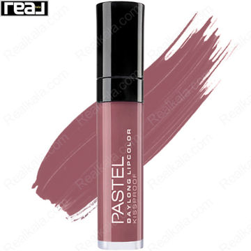 رژ لب مایع مات Pastel مدل Daylong شماره 39 با رنگ صورتی مایل به بنفش و فرمول ضد انتقال