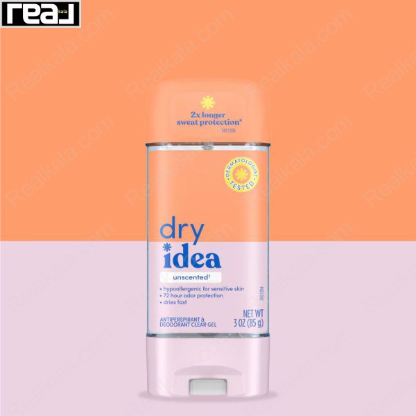 ضد تعریق ژله ای (مام) درای آیدیا مدل بدون بو 72 ساعته Dry Idea Unscented Gel 85g