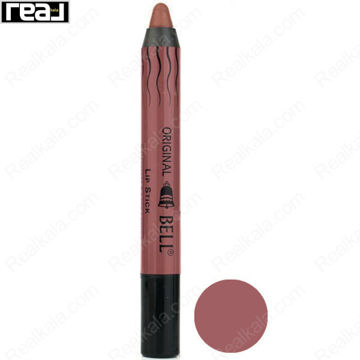 رژ لب مدادی ضد آب بل شماره 12 Bell Longlasting & Waterproof Pencil Lipstick