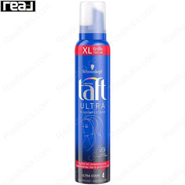 موس مو تافت مدل اولترا استارک Taft Ultra Stark Mousse Hair Styling 180ml