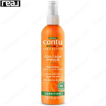 اسپری گره باز کن و آبرسان موی فر کانتو Cantu Coil Calm Detangler 237ml