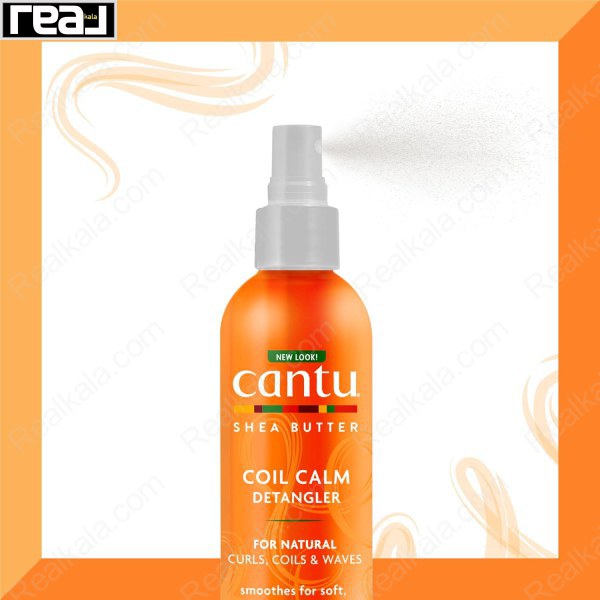 اسپری گره باز کن و آبرسان موی فر کانتو Cantu Coil Calm Detangler 237ml