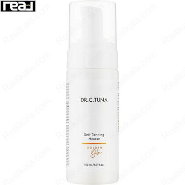 فوم برنزه کننده دکتر سی تونا فارماسی مدل گلدن گلاو DR.C.TUNA Self Tanning Mousse Golden Glow
