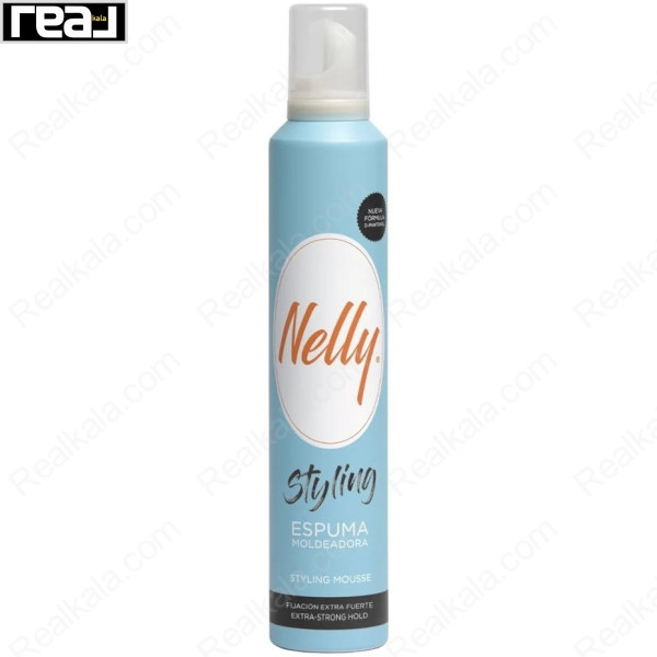 موس حالت‌ دهنده مو فوق العاده قوی نلی Nelly Styling Hair Mousse Extra Strong Hold 300ml