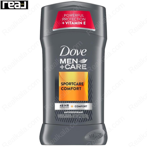 مام استیک ضد تعریق مردانه داو MEN+CARE SportCare Comfort با محافظت 48 ساعته و ویتامین E
