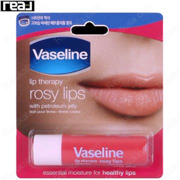 بالم لب استیکی وازلین گل رز Vaseline Lip Therapy Rosy Lips Stick