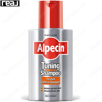 شامپو تیونینگ آلپسین ضد ریزش و تیره کننده مو Alpecin Tuning & The Dark Caffeine Shampoo 200ml