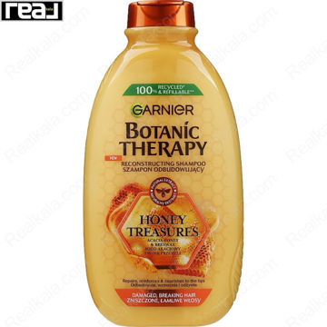 شامپو گارنیر Ultimate Blends Honey Treasures 400ml برای تقویت موهای آسیب‌دیده