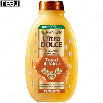 شامپو گارنیر Ultra Dolce Tesori di Miele 300ml برای ترمیم موهای آسیب‌دیده