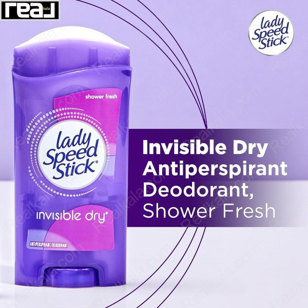 استیک صابونی (مام) لیدی اسپید مدل شاور فرش Lady Speed Stick Deodorant Shower Fresh 65g