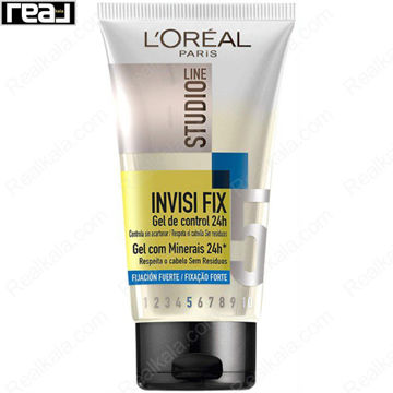 ژل مو لورال Studio Line 5 Invisi Fix Hair Gel حجم 150ml برای کنترل استایل مقاوم و جلوه طبیعی