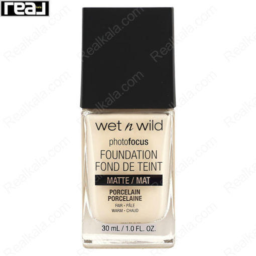 کرم پودر مات وت اند وایلد شماره ۳۶۰ مدل فتوفوکوس Wet n Wild Photo Focus Foundation Matte Porcelain