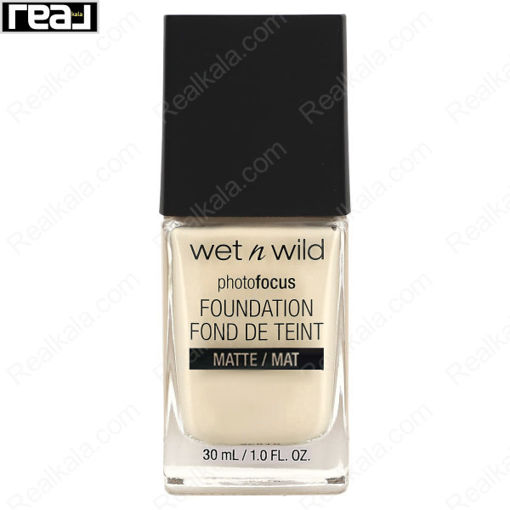 کرم پودر مات وت اند وایلد شماره ۳۶۳ مدل فتوفوکوس Wet n Wild Photo Focus Foundation Matte N.u.d.e Ivory