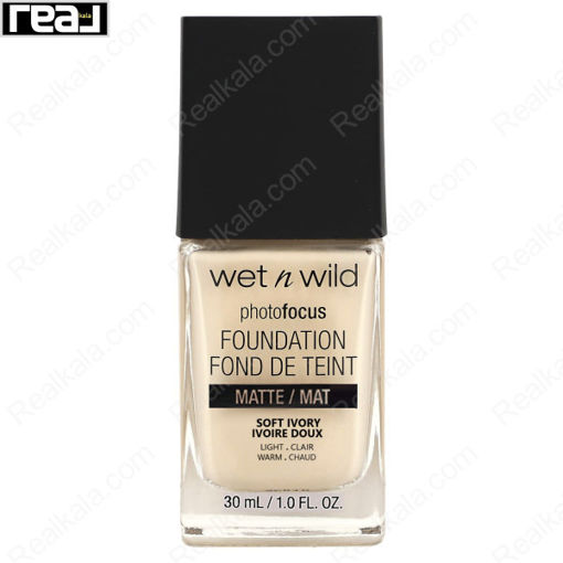 کرم پودر مات وت اند وایلد شماره ۳۶۲ مدل فتوفوکوس Wet n Wild Photo Focus Foundation Matte Soft Ivory