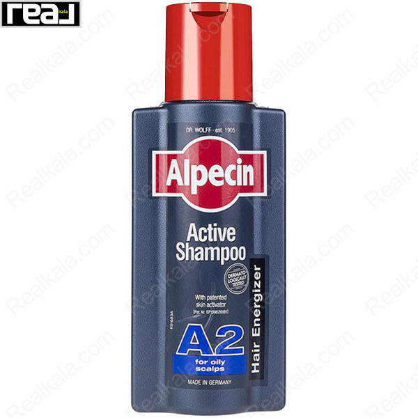 شامپو آلپسین مدل اکتیو مناسب موهای چرب Alpecin A2 Aktiv Shampoo 250ml