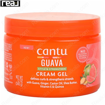 کرم ژل موی کانتو حاوی گوآوا Cantu Guava Curl Style & Strengthen Cream Gel
