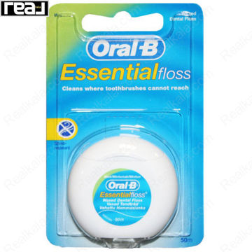 نخ دندان اسنشیال اورال بی Oral B Essential Floss 50m