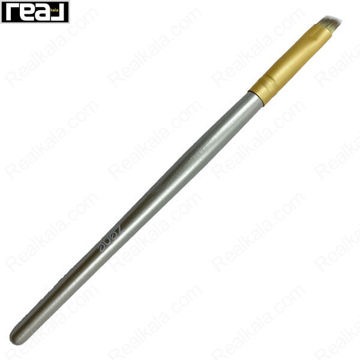 نمای کامل براش سایه چشم زاویه‌دار Zone مدل Z354 با دسته سبک و سر مورب، مناسب ایجاد خط سایه دقیق و فرم دادن به گوشه چشم