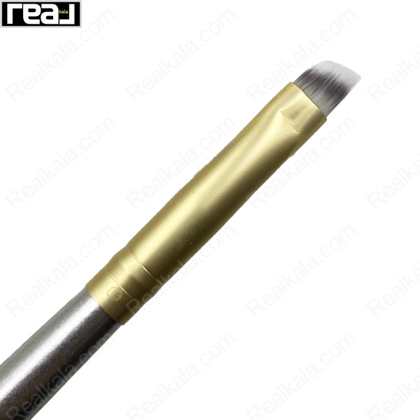 نمای نزدیک از سر براش سایه چشم زاویه‌دار Zone مدل Z354 با الیاف متراکم و برش زاویه‌دار، مناسب طراحی خط سایه و فید دقیق