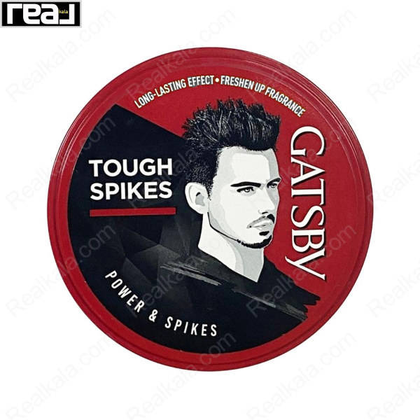 واکس مو گتسبی قوطی قرمز مدل نگهدارنده سخت Gatsby Styling Tough Spikes Hair Wax 75g