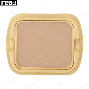 نمای نزدیک پنکک جیو دو کاره شماره 27 رنگ Honey Beige بافت واقعی و رنگ محصول روی سطح پنکک