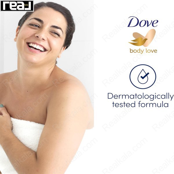 شامپو بدن آرامش بخش داو حاوی شیر نارگیل و گلبرگ یاس Dove Body Wash Relaxing Jasmine Petal & Coconut Milk 500ml
