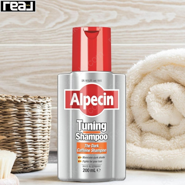 شامپو تیونینگ آلپسین ضد ریزش و تیره کننده مو Alpecin Tuning & The Dark Caffeine Shampoo 200ml