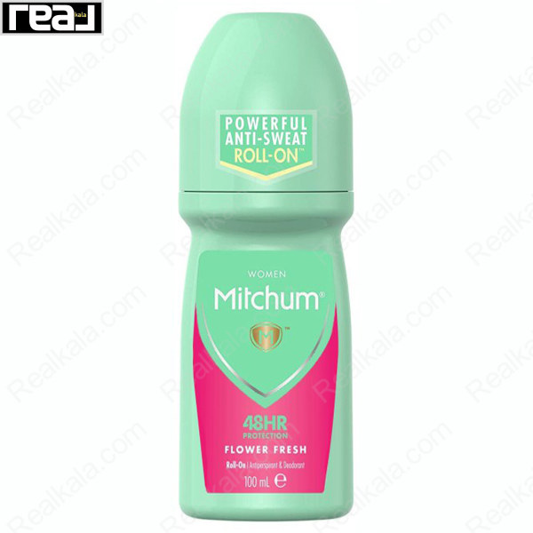مام رول ضد تعریق زنانه میچام مدل فلاور فرش Mitchum Flower Fresh Deodorant Roll On 100ml