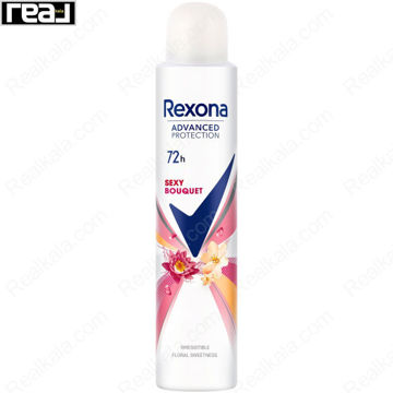 اسپری ضد تعریق رکسونا زنانه Sexy Bouquet 72h با رایحه گل‌های زنانه