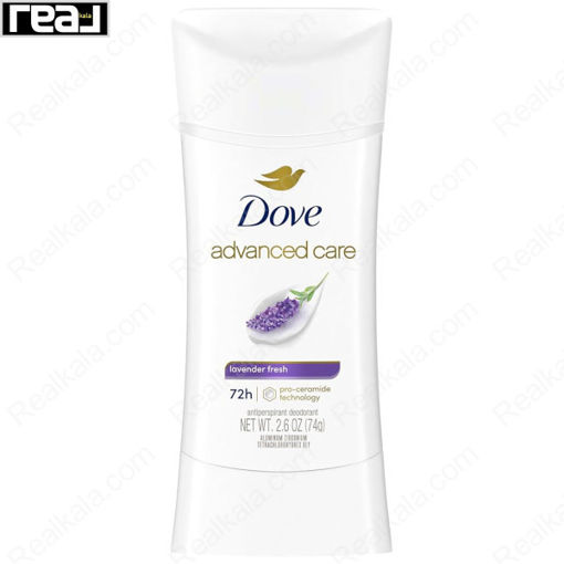 استیک ضد تعریق زنانه (مام) داو 72 ساعته مدل لاوندر Dove Advanced Care Lavender Fresh 74g