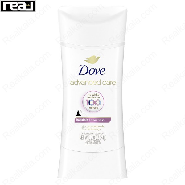 استیک ضد تعریق زنانه (مام) داو مدل اینویزیبل کلیر فینیش Dove Advanced Care Invisible Clear Finish 74g
